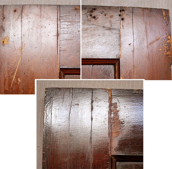 28 X82 5 X1 75 Antique Vintage Solid Wood Wooden Interior Door Single Flat Panel
