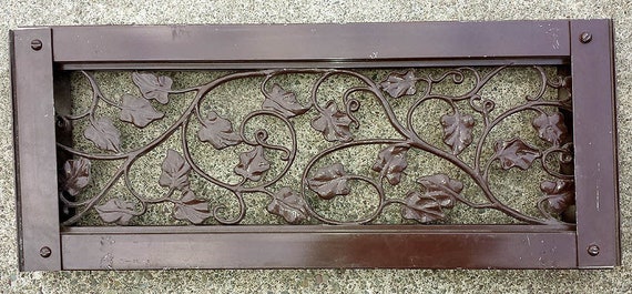 24 5x10 Vintage Metal Panel Window Guard Heat Vent Etsy