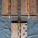 Set 3 Antique 5"x5" Eastlake Cast Bronze Steeple Tip Finial Exterior Door Hinges