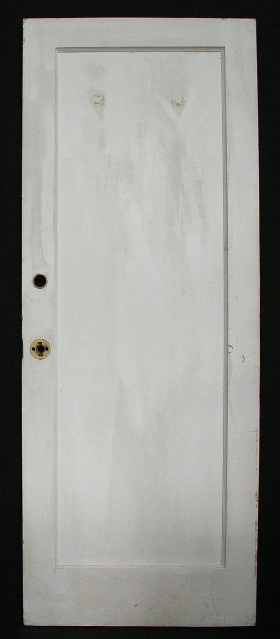 30 X78 Antique Vintage Arts Crafts Interior Solid Wood Wooden Door Single Panel