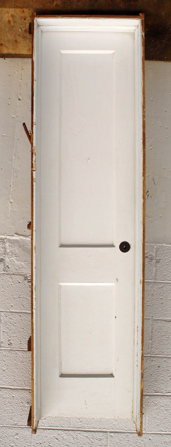 Pre Hung 20 X80 Antique Vintage Interior Solid Wood Wooden Door Frame Hardware