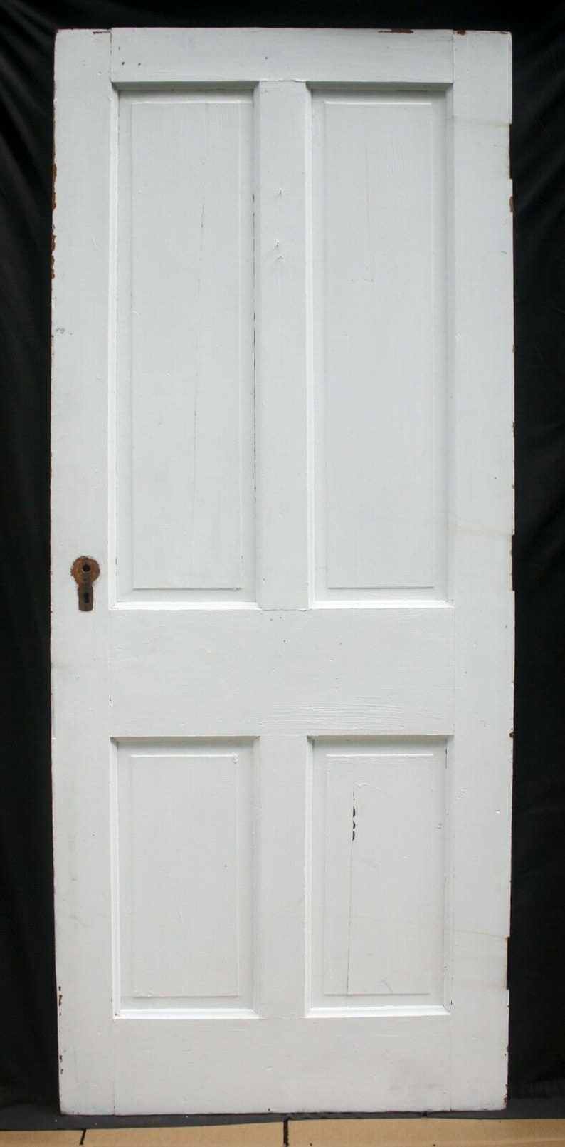 32 X80 Antique Vintage Victorian Interior Solid Wood Wooden Door Raised Panel