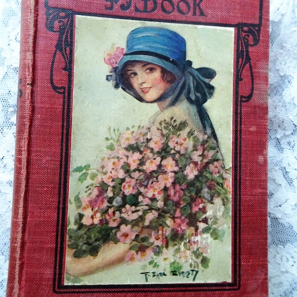 BEAUTIFUL F Earl Christy Book Cover For Nathanial Hawthorne Book,Wonder Book, Decorative Book, Collectible Books, Antiquarian Books