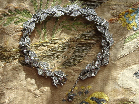 ART DECO Antique BRACELET,Gatsby Bracelet,Bridal … - image 1