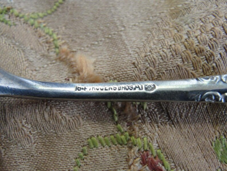 Lovely ORNATE Sugar Serving Spoonsilver Plate1847 Rogers Etsy