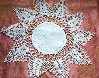 アンティーク ヴィンテージ ボビン レース ドイリー 8 枚セット