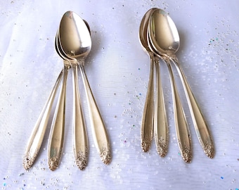 LOVELY Vintage International Sterling Silver Teaspoon PRELUDE Pattern, No Monogram, Fabulous  Condition, 7 Teaspoons Available,Silver Spoons