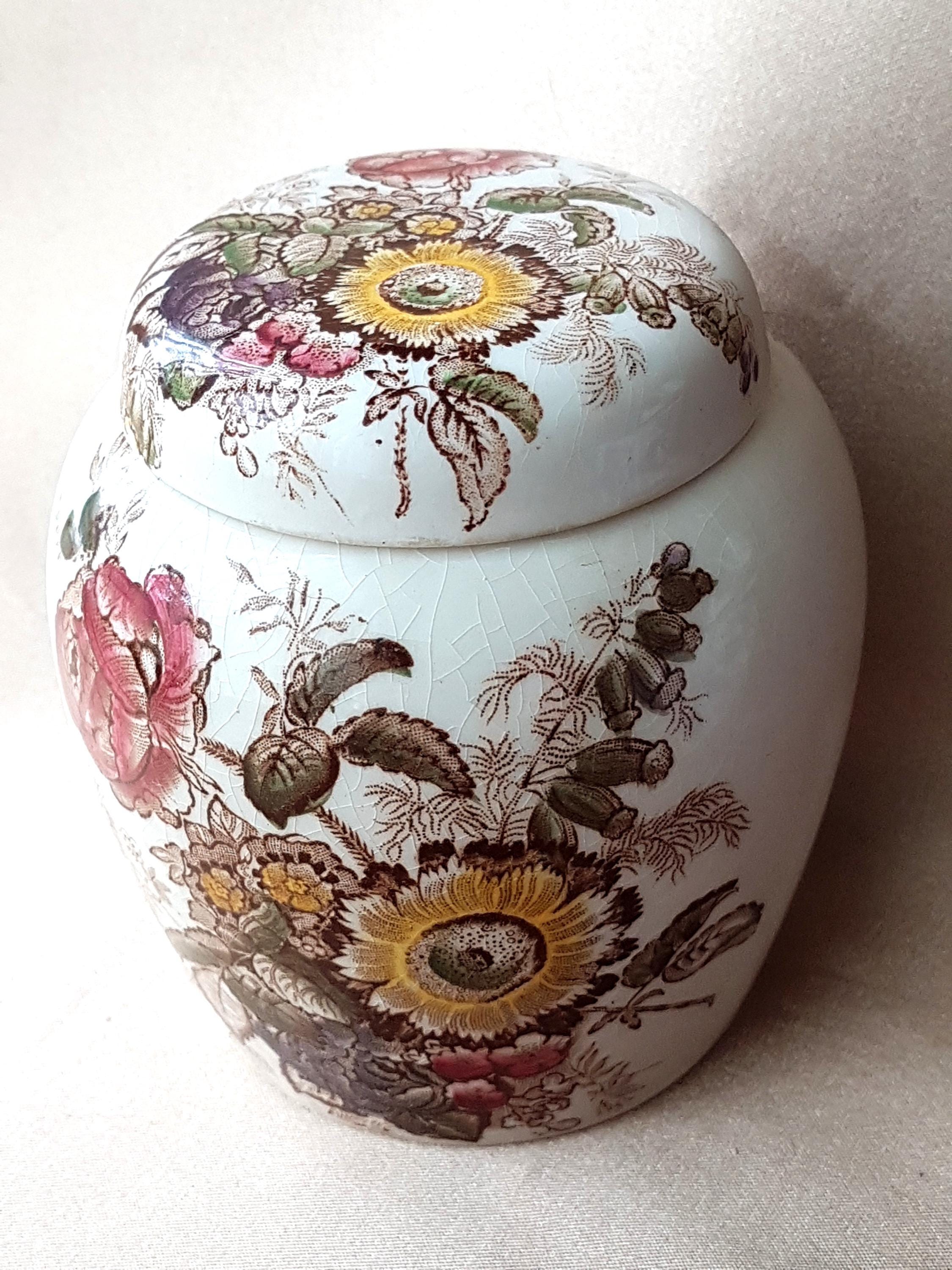 Antique English Ginger Jar - Etsy