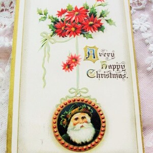 Belle Ancienne Noel Voeux Carte Postale Pere Noel St Nick Etsy Belle Ancienne Noel Voeux Carte Postale Pere Noel St Nick Etsy