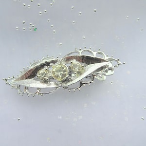 BEAUTIFUL 1950s Sparkling Rhinestones Hair Clip, Hair Barrette,Vintage Hair Accessories,Evening Hair Clip,Wedding Hair Clip,Bridal Hair Clip