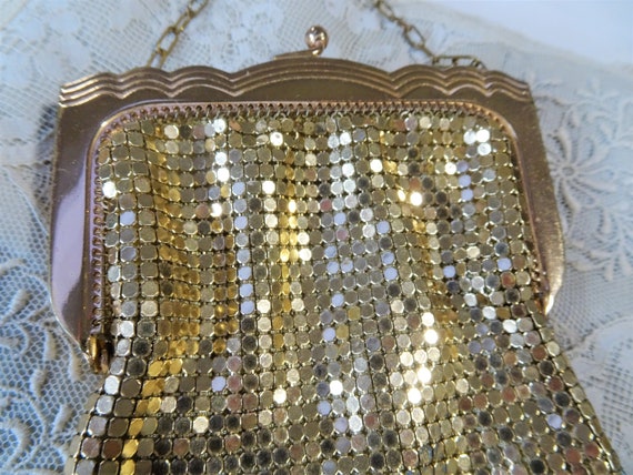 ART DECO Purse,Whiting & Davis Mesh Bags,Flapper … - image 2