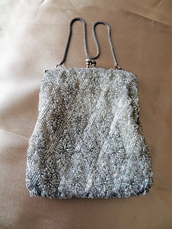 GORGEOUS Vintage 50s Evening Bag Purse, Stunning … - image 1