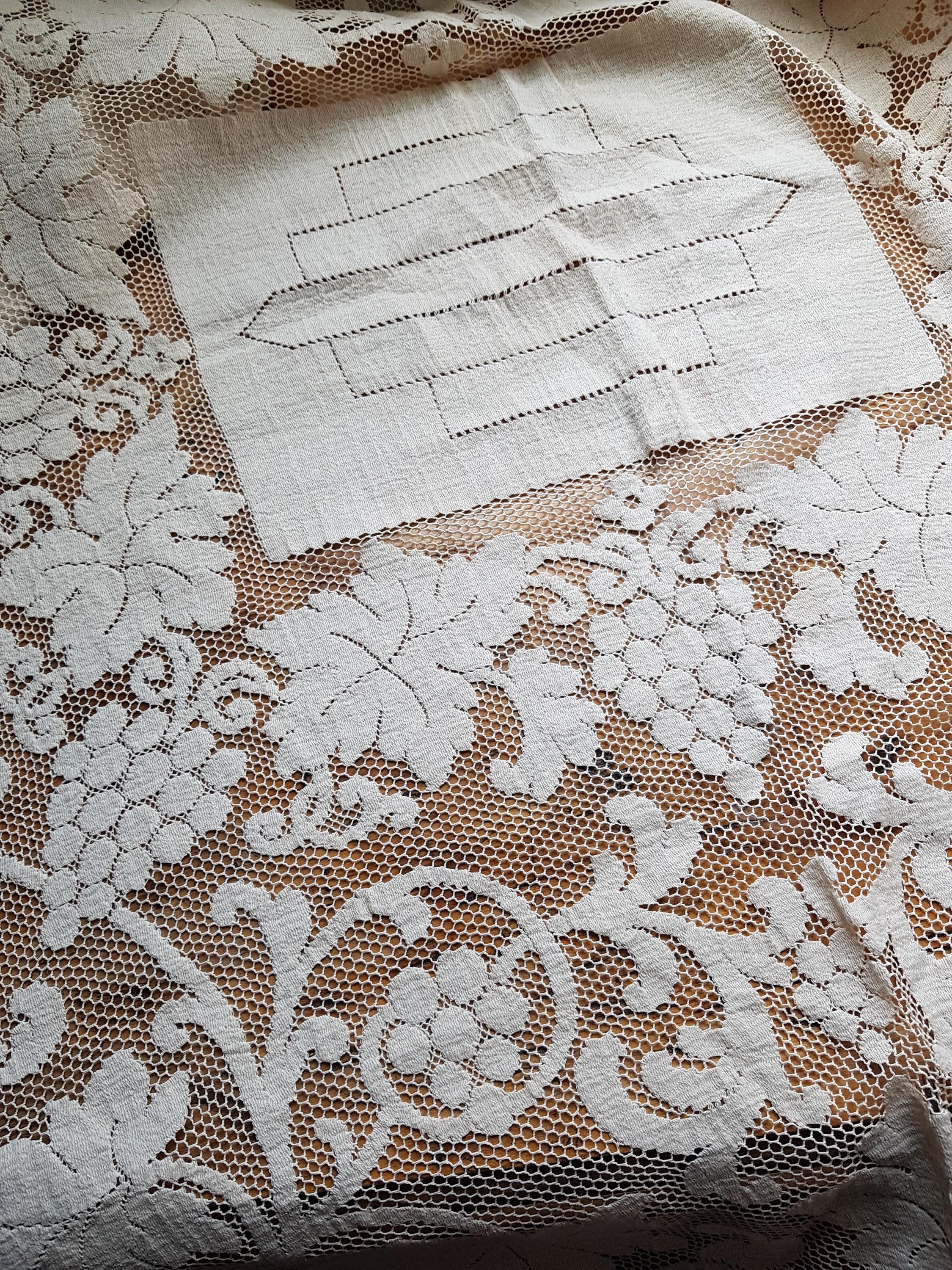 Quaker lace tablecloth - Etsy 日本