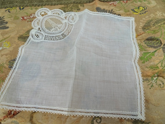 BEAUTIFUL Vintage Brussels Belgium Lace Handkerchief Bridal Hanky Brides Gift wedding Hankies bridesmaids collectible Hankies Etsy UK