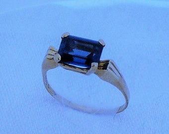 London Blue Topaz 14K Yellow Gold