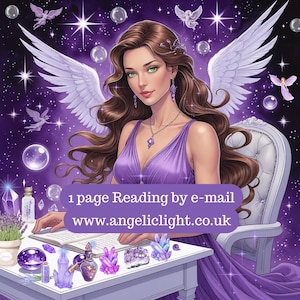 1 Page Spiritual Reading by email. Angels, Ascension, Colour, Crystal, Magical, Nature, Past Life, Spirit, Mediumship, Spirit Guide, Psychic