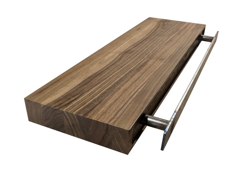 Premium Solid Walnut Floating Shelf Image 0
