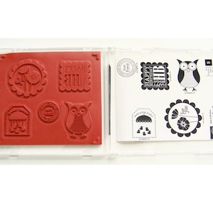 Stampin&#39; Up Punch Bunch Rubber Stamp Set - Brand New - Retired - Card Making - Stampin&#39; Up - Happy Birthday - Baby - Friend - All Occasion