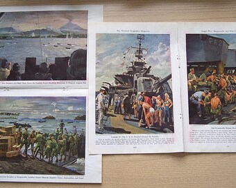 Anuncios originales de la era militar de la Segunda Guerra Mundial de la década de 1940 - 35 páginas