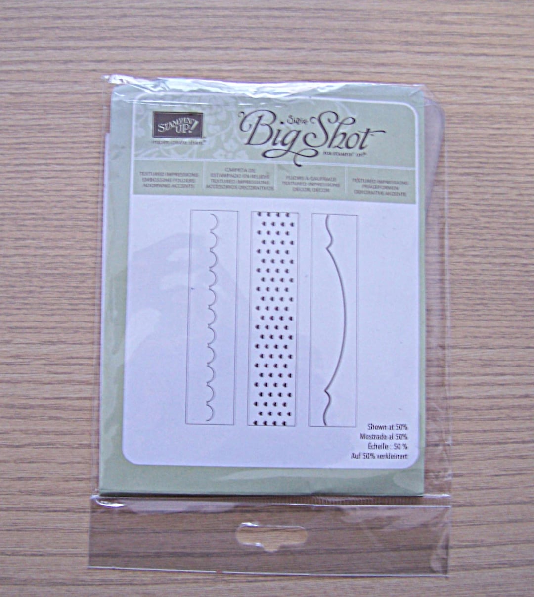 Stampin' up Sizzix Textured Impressions Adorning Accents Embossing ...