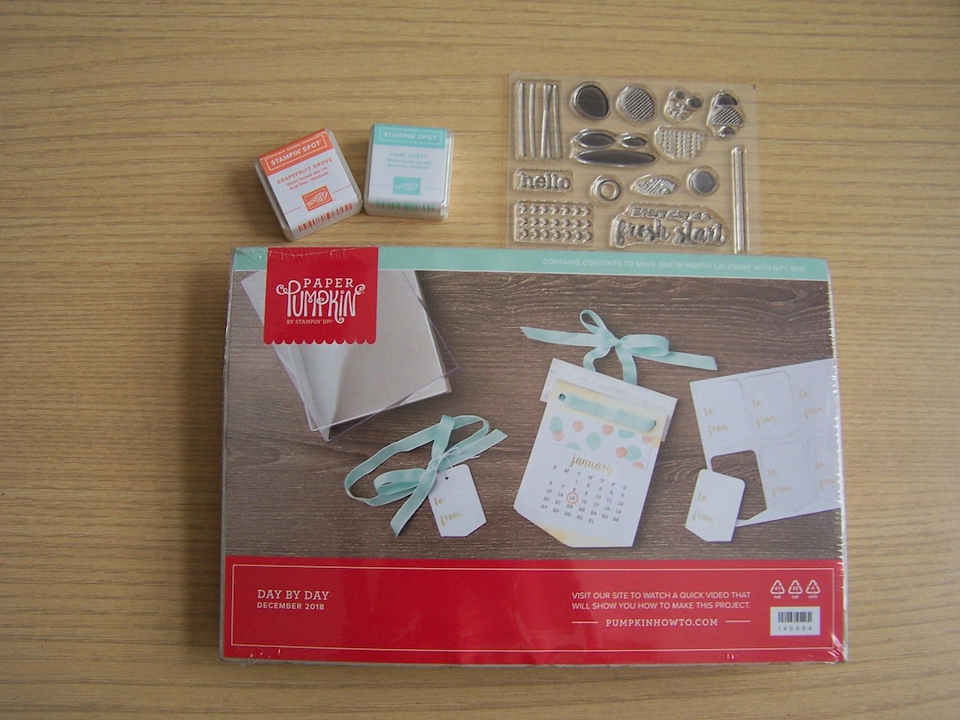 Stampin' up Paper Pumpkin Day by Day - December 2018 - Brand New ...