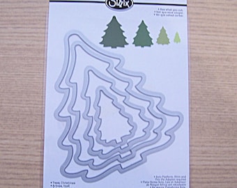 SIZZIX Trees, Christmas - 4 Dies - 657944