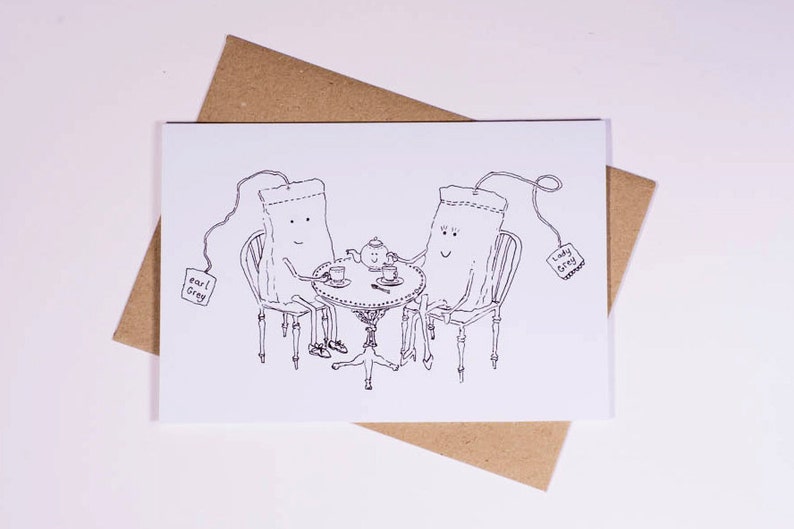 Earl Grey & Lady Grey// Afternoon Tea for Two // Engagement // Etsy