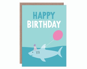 Carte d’anniversaire Shark