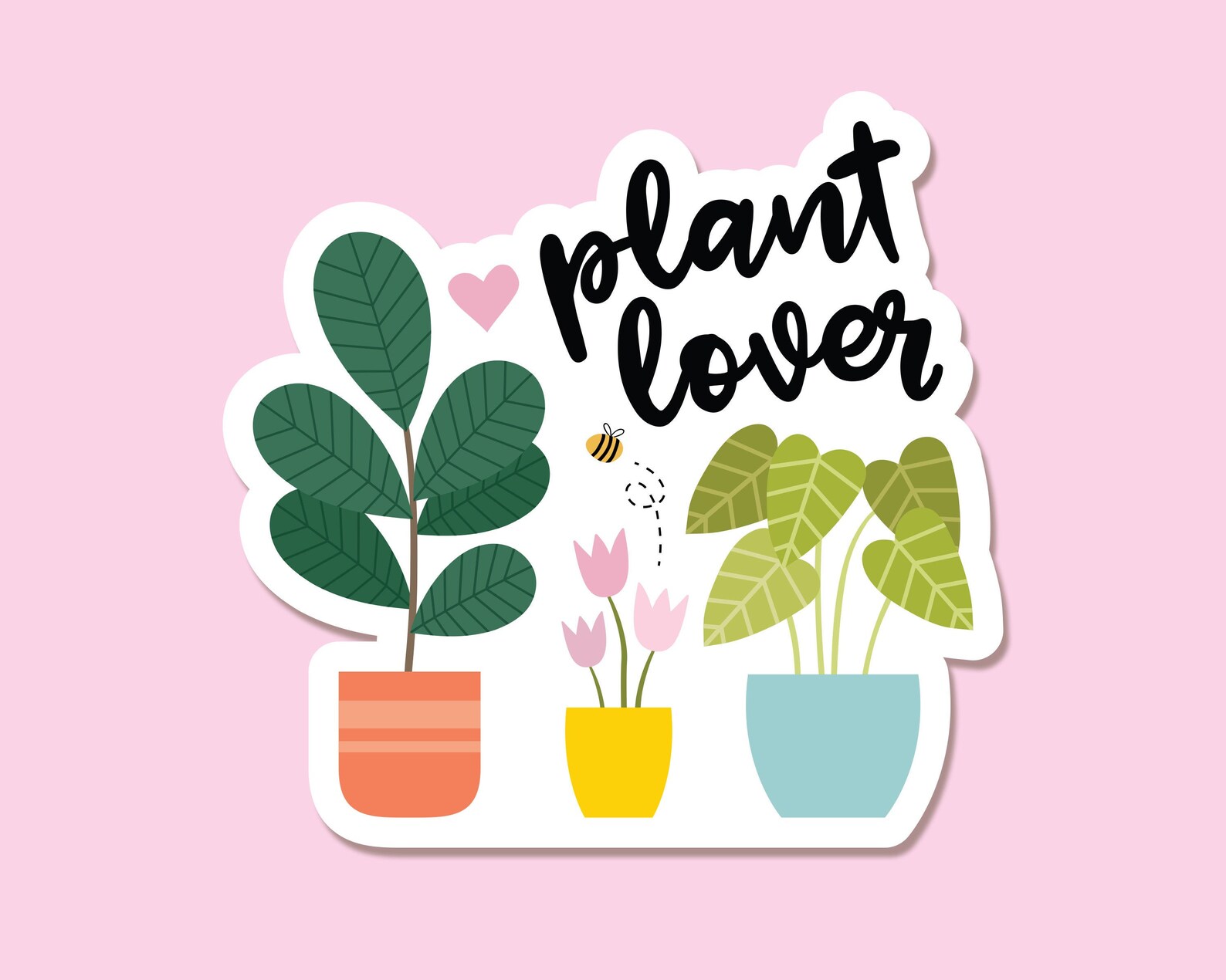 Plant Lover Vinyl Sticker Etsy