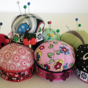 Bottlecap pincushions BOGO Buy One Get One Free. Prints selected at random. image 2