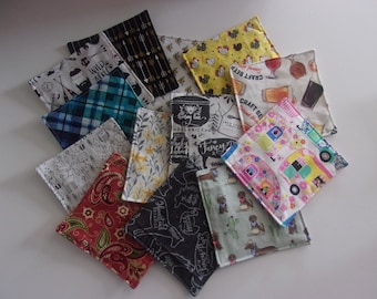 Jar Grips with magnet - Fabric w/rubberized backing. Makes a great housewarming gift!