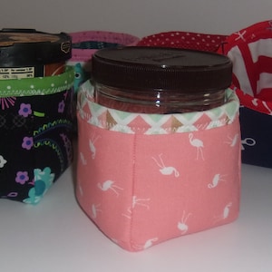 Ice Cream Cozy for pint-sized containers 3&quot;Hx3 1/2&quot;W, reversible. Not for microwave use. CLOSEOUT