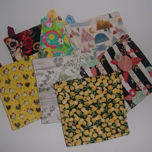 Potholder set - 1 set = 2 pieces. 7"x7". Cotton, padded & quilted