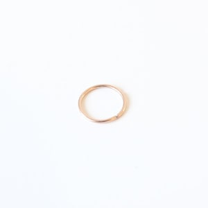 Solid 18ct Recycled Rose Gold Infinity Ear Hoop, Nose, Nostril, Tragus, Helix, Cartilage Earring • 24G, 20G, 18G, 16G • 18K Infinity Ring