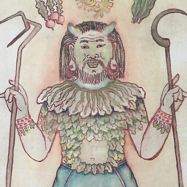 Shennong, ancient Chinese god of farming, herbs, herbology, Shen Nong, Asian Plant medicine, pharmacopoeia, Huangdi neijing yellow emperor