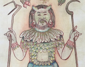 Shennong, ancient Chinese god of farming, herbs, herbology, Shen Nong, Asian Plant medicine, pharmacopoeia, Huangdi neijing yellow emperor