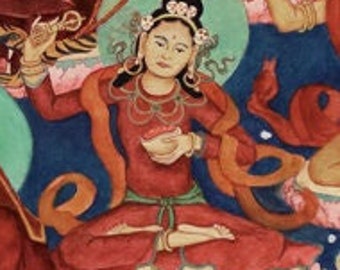 Machig Labdron incarnation of Yeshe Tsyogal, Marchungma Chod protectr, Mandarava consort PadmaSambhava, VajraVarahi/Marchungma, Dorje Drollo