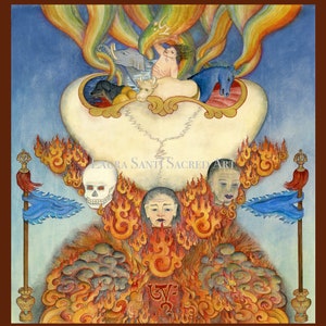 Inner Offering, 5 sense offering, Buddhist Deity offering, Tantric offering, Buddhism, Skullcup, Dharma, incense, meditation, Chod vajrayana