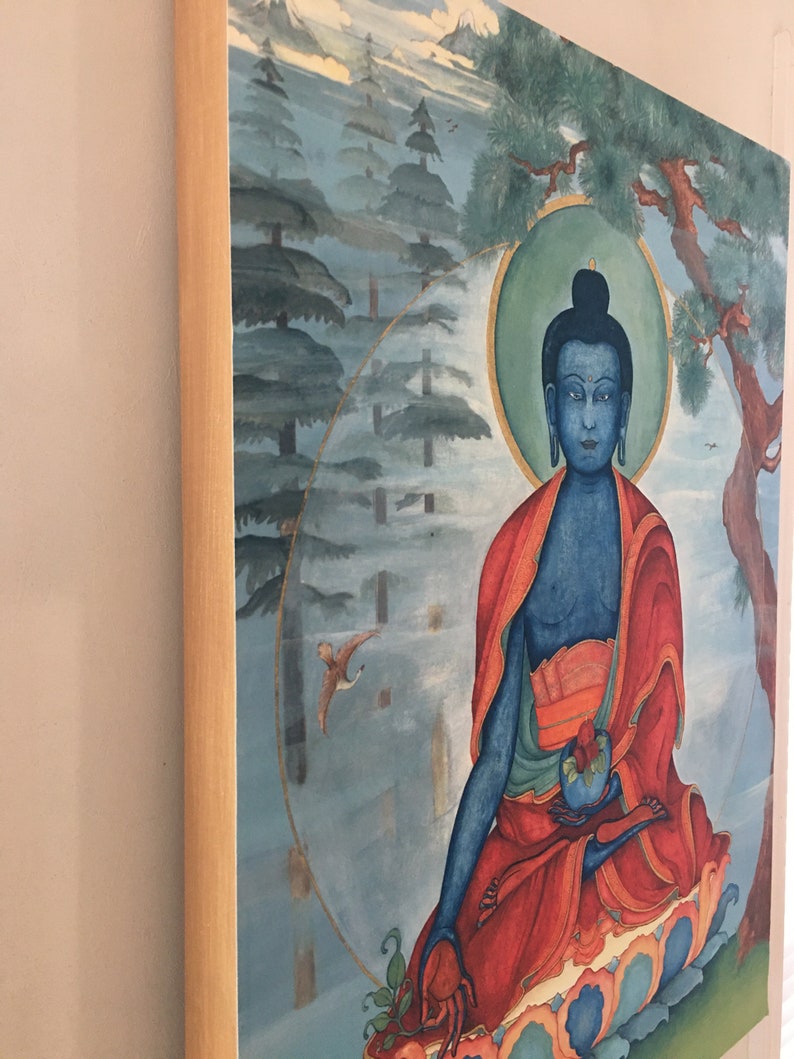 Lapis Blue Medizin Buddha GROSSE GRÖSSEN Sutra Bhaiṣajyaguru, Heilung, Suryaprabha, Śākyamuni, Amitabha Alternativmedizin, Kräuterheilkunde, Bild 9