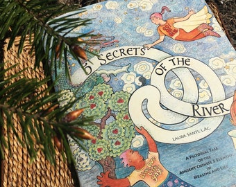 5 Secrets of the River Qi, a Coloring book of ancient Chinese Philosophy of 5 Elements, a pictorial tale ages 9 and up