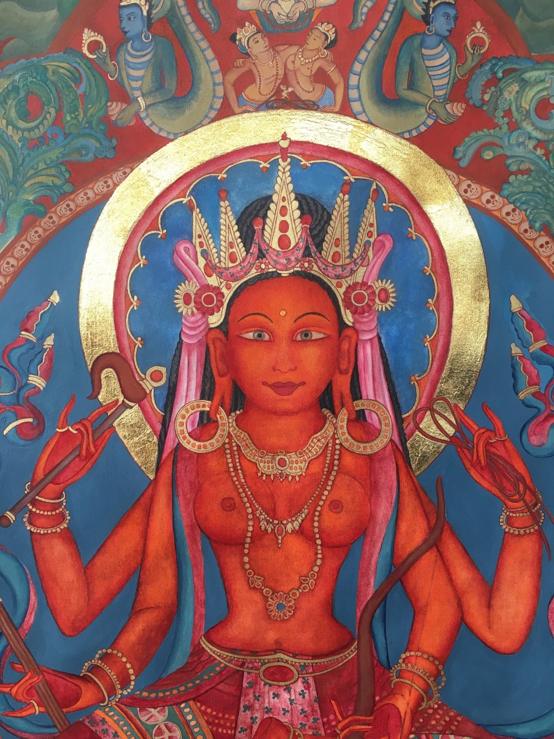 Lalita Tripurasundari Goddess D, SMALLER SIZES Hindu Deity, Mahavidyas ...