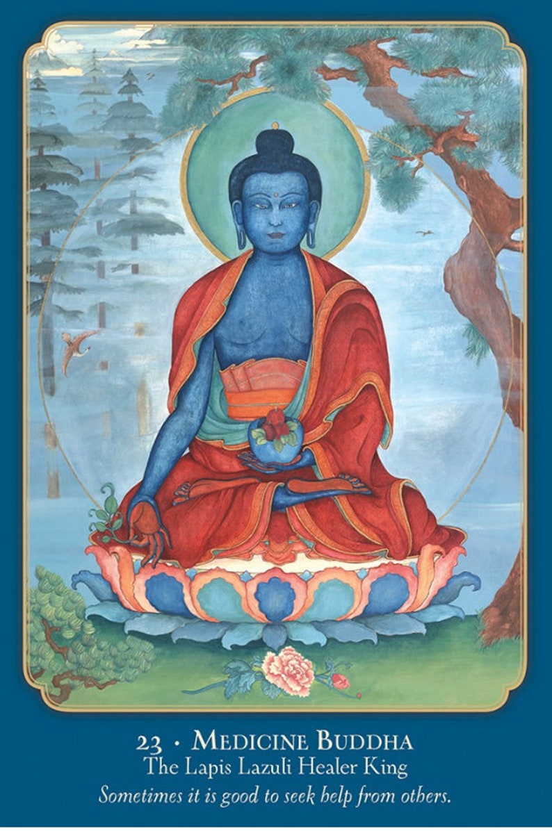 Buddha Power Shakti Wisdom Divination 50 card deck Tibetan & Etsy