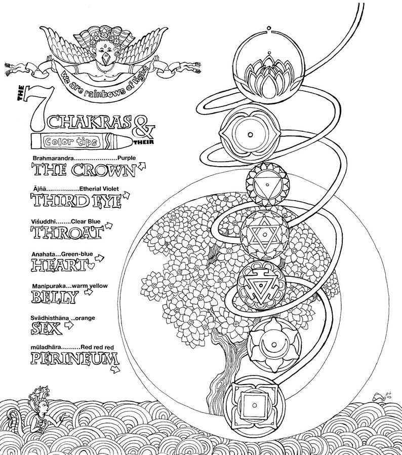 O Deity Divine A coloring book on Buddhist and Hindu ideas about spirit, mindfulness, life, and philosophy, with a bit of humor image 2