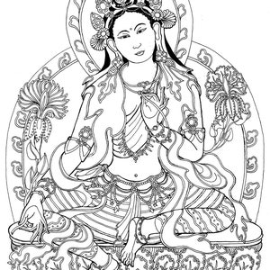 O Deity Divine A coloring book on Buddhist and Hindu ideas about spirit, mindfulness, life, and philosophy, with a bit of humor image 4