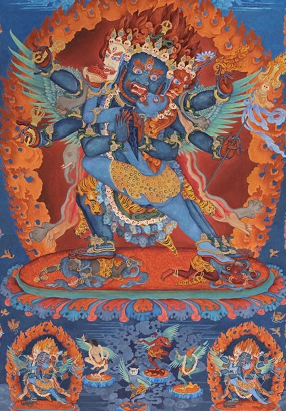Buy Magician Vajrakilaya Heruka LARGE SIZES Thangka Buddhist