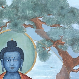 Lapis Blue Medizin Buddha GROSSE GRÖSSEN Sutra Bhaiṣajyaguru, Heilung, Suryaprabha, Śākyamuni, Amitabha Alternativmedizin, Kräuterheilkunde, Bild 5