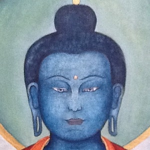 Lapis Blue Medizin Buddha GROSSE GRÖSSEN Sutra Bhaiṣajyaguru, Heilung, Suryaprabha, Śākyamuni, Amitabha Alternativmedizin, Kräuterheilkunde, Bild 2