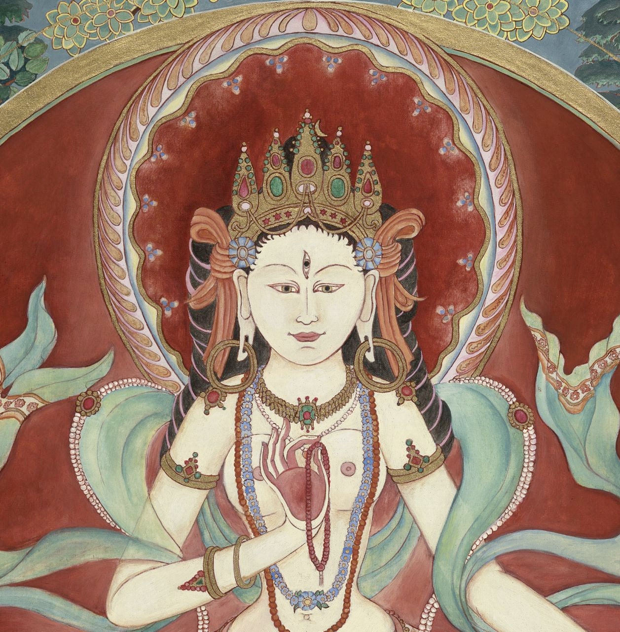 Parvati Para SMALLER SIZES the Mother Goddess Maha Lakshmi | Etsy