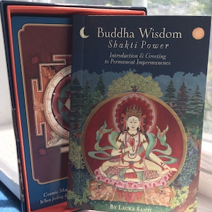 Buddha Wisdom Shakti Power Divination 50 card deck Tibetan & Hindu Deity art Oracle cards: its like Asian Tarot Spirituality transformation image 10