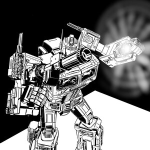 Spark (Optimus Prime) - 8&quot; x 10&quot; print